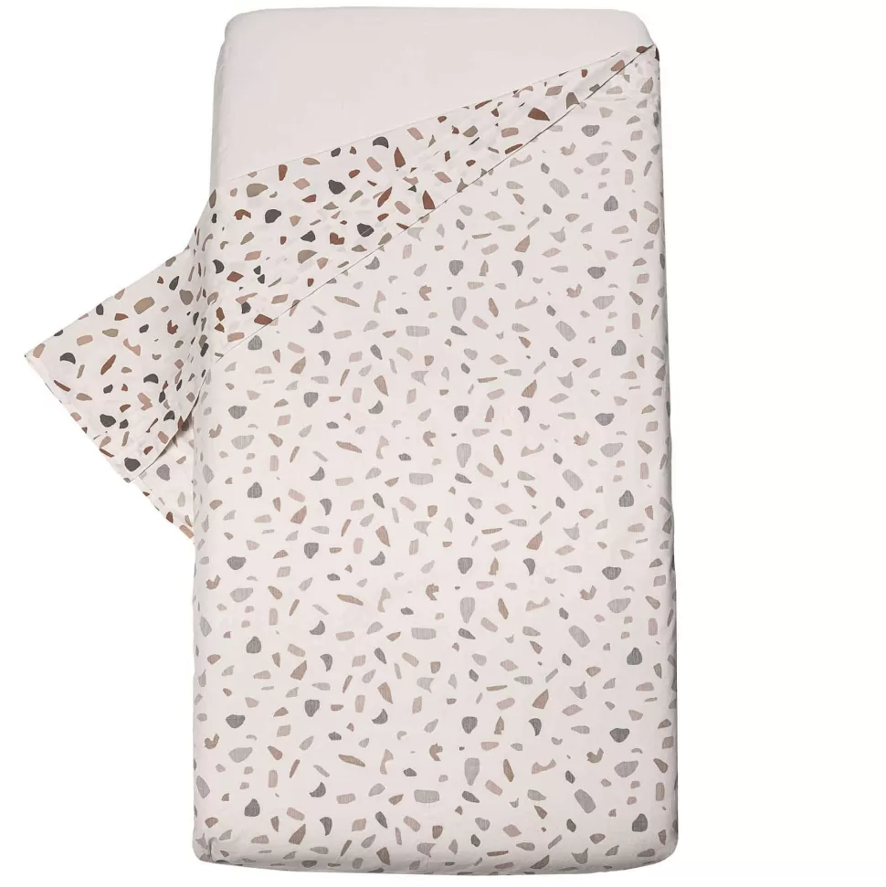 Outlet Tuck-Inn Baby Wieglaken Colour Your World 40X80 Cm Beige Kinderbeddengoed