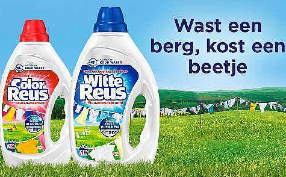 Discount Color Reus Gel - Vloeibaar Wasmiddel - Gekleurde Was - Voordeelverpakking - 6 X 19 Wasbeurten - 114 Wasbeurten Huishoudmiddelen