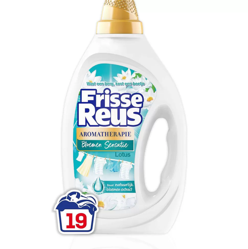 Best Sale Gel Lotus - Vloeibaar Wasmiddel - Witte Was - Voordeelverpakking - 6 X 19 Wasbeurten - 114 Wasbeurten Huishoudmiddelen