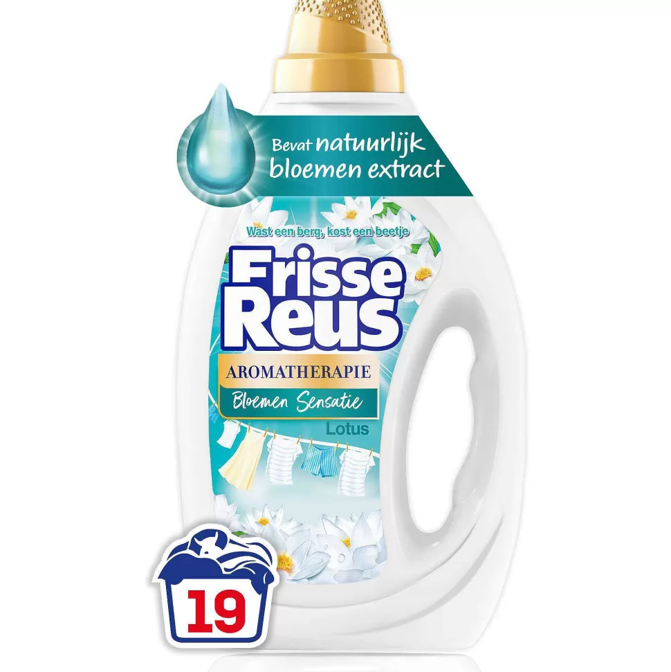 Best Sale Gel Lotus - Vloeibaar Wasmiddel - Witte Was - Voordeelverpakking - 6 X 19 Wasbeurten - 114 Wasbeurten Huishoudmiddelen
