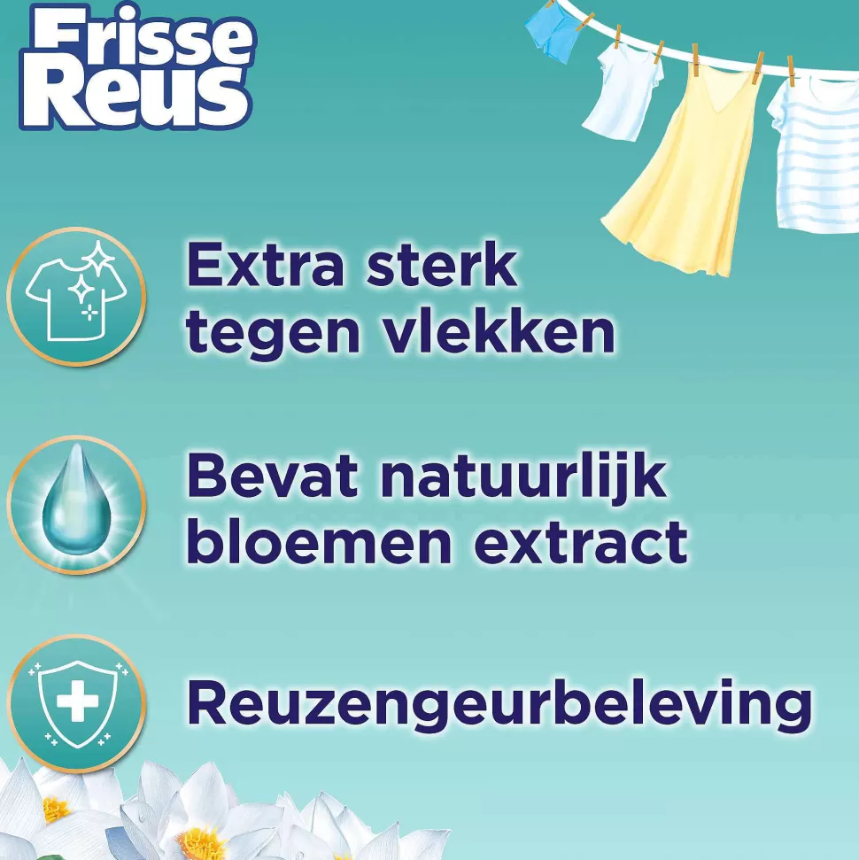 Best Sale Gel Lotus - Vloeibaar Wasmiddel - Witte Was - Voordeelverpakking - 6 X 19 Wasbeurten - 114 Wasbeurten Huishoudmiddelen
