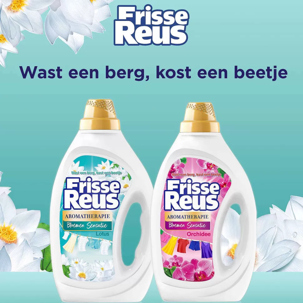 Best Sale Gel Lotus - Vloeibaar Wasmiddel - Witte Was - Voordeelverpakking - 6 X 19 Wasbeurten - 114 Wasbeurten Huishoudmiddelen