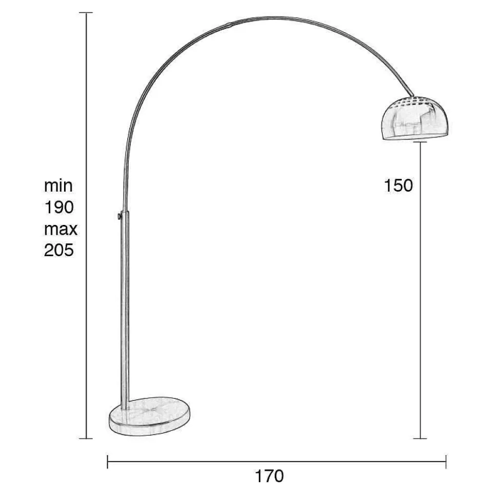 Sale Vloerlamp Metal Bow Vloerlampen